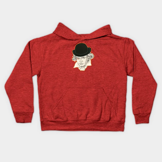 Lovely Ludwig Kids Hoodie by seancarolan